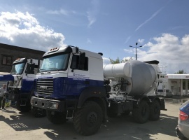 Автобетоносмеситель, 6 м3, автономный привод, 6х6, 273 л.с., дв. ЯМЗ-536, КП ЯМЗ, спальное место
