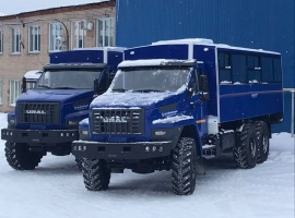 Автобус вахтовый, 28&nbsp;мест Урал Next 3255-5013-73Е5, 6х6, 273 л.с., дв. ЯМЗ 536, КП ЯМЗ
