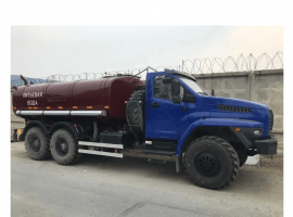 Автоцистерна для питьевой воды, 10 м3, 1 отсек, нерж+ЛКП, термос, утепление 100 мм, насос, обогре...