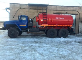 Автоцистерна вакуумная, 10 м3, насос КО-505, 6х6, 228 л.с., дв. ЯМЗ-656, КП ЯМЗ-2361

&nbsp;
