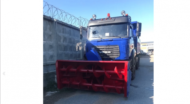 Шнекоротор МКД-У 54854 на шасси Урал